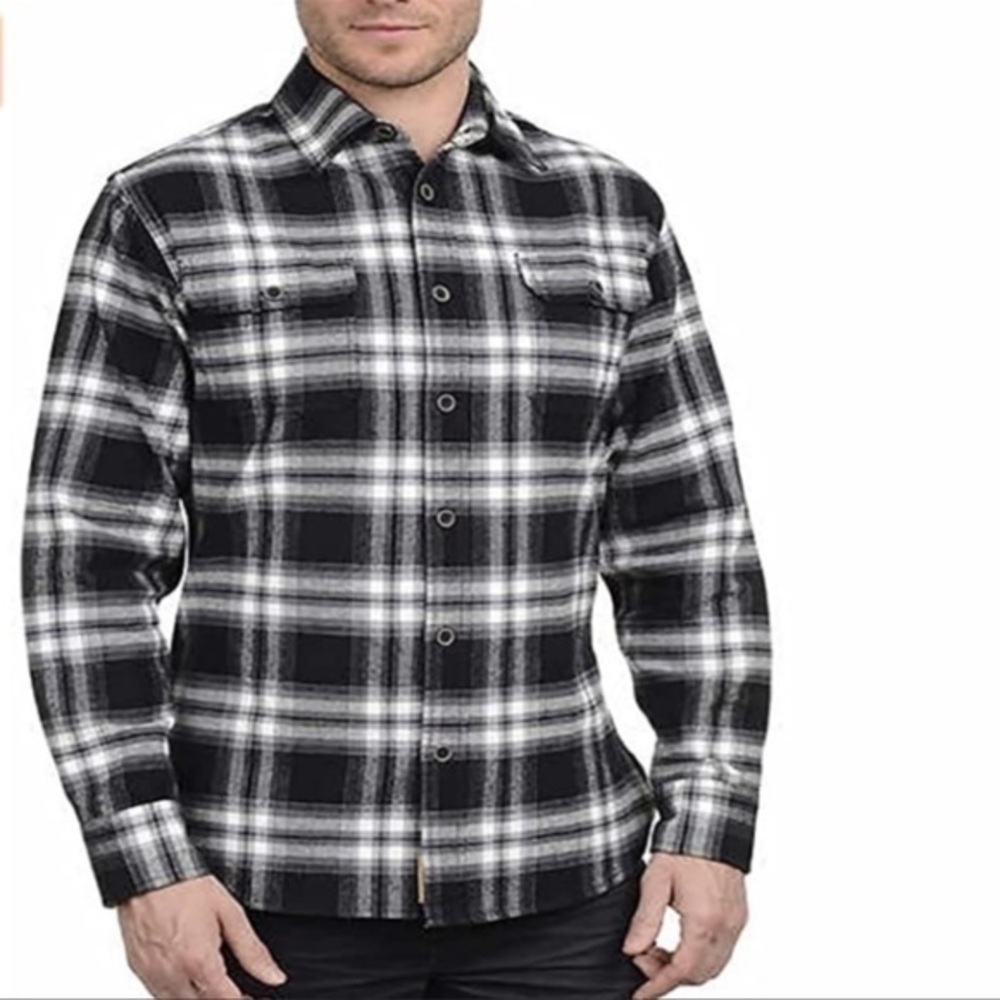 JACHS Men Long Sleeve Shirt Jacket Size 2XL